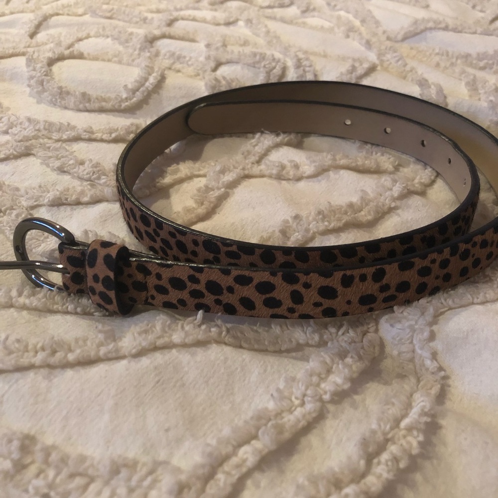 Leopard Print Belt